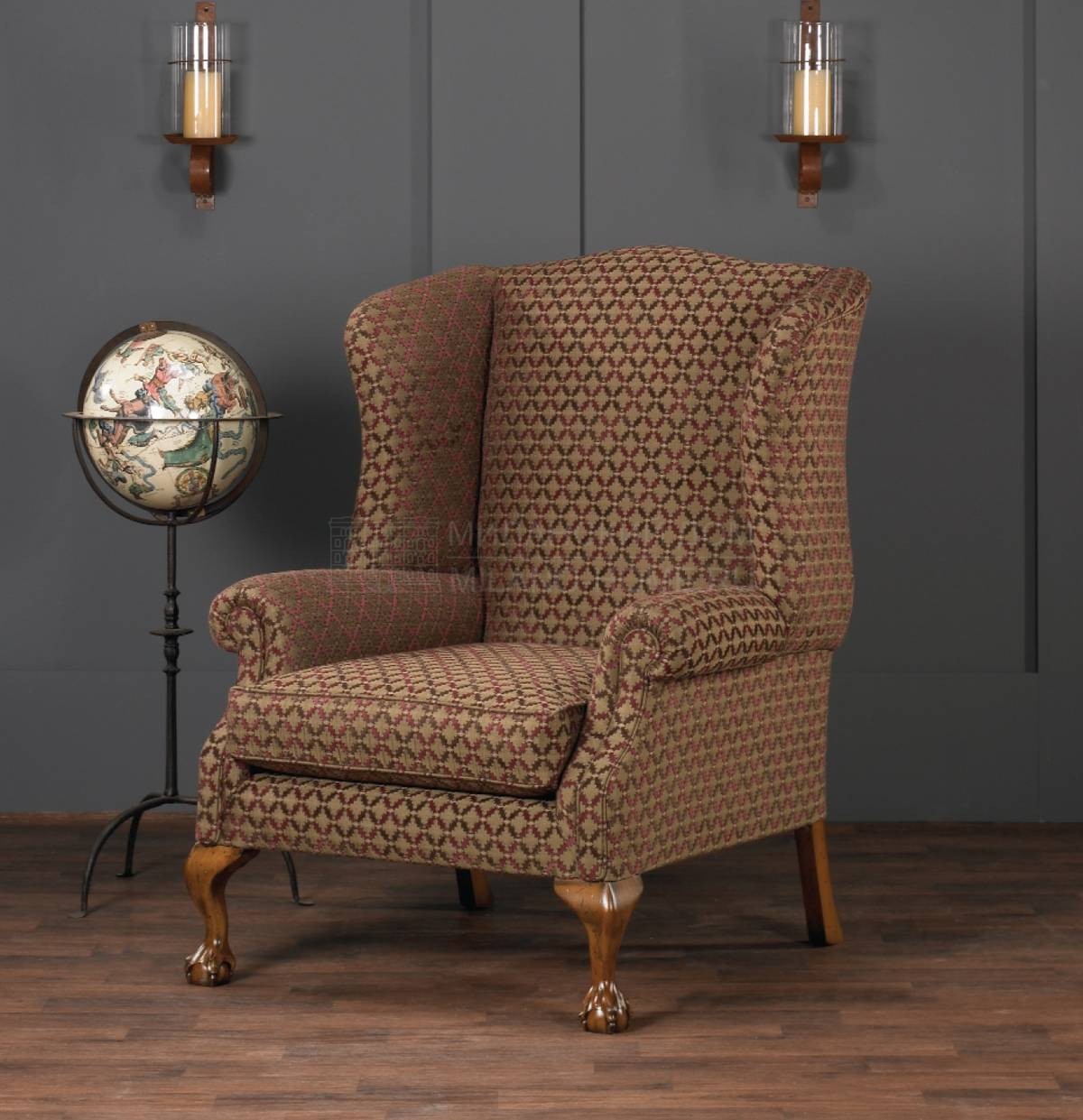 Каминное кресло Harvard/armchair из Великобритании фабрики DAVID GUNDRY