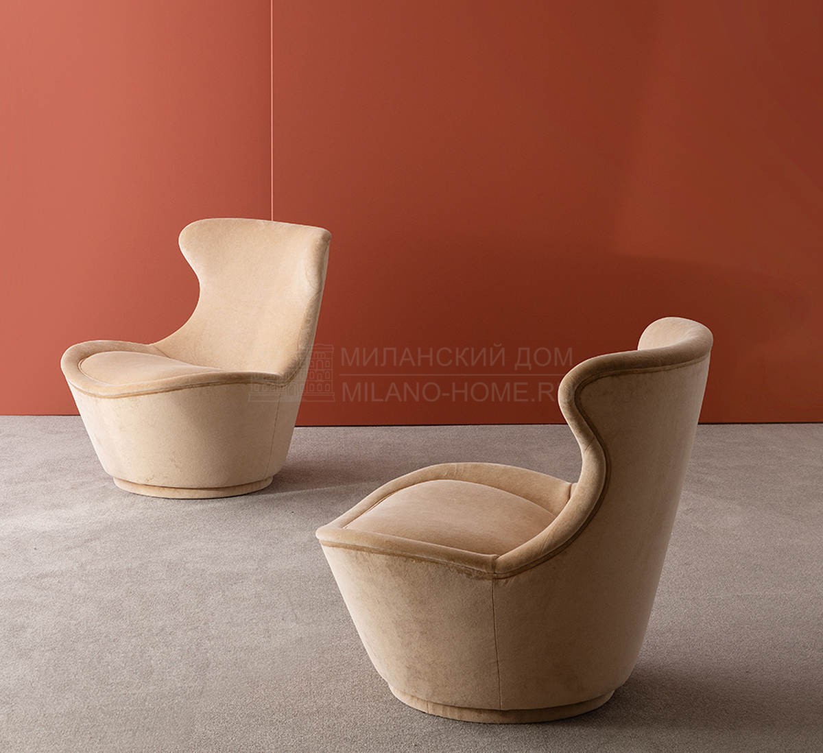 Каминное кресло Ludo armchair из Франции фабрики HAMILTON CONTE