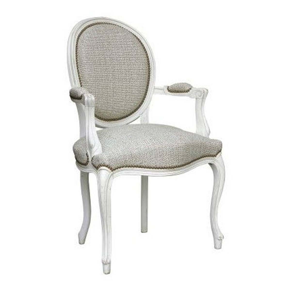 Полукресло Regency medallion chair 157F B из Франции фабрики MOISSONNIER