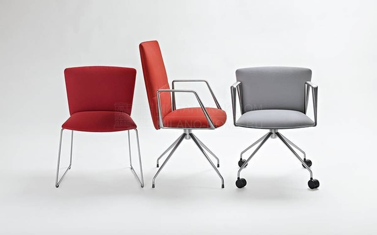 Кожаное кресло Vela armchair из Италии фабрики TECNO