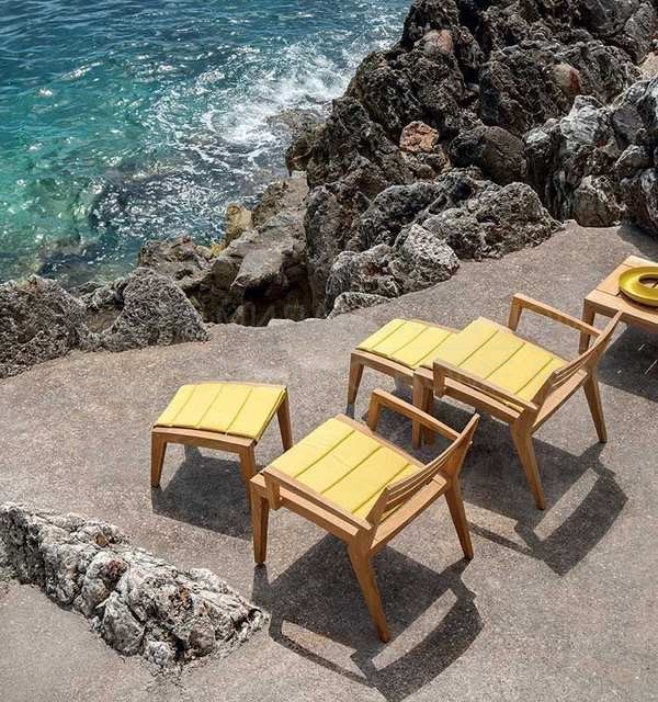 Лаунж кресло Ribot lounge armchair из Италии фабрики ETHIMO