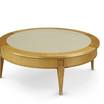Стол из массива Coupole round coffee table