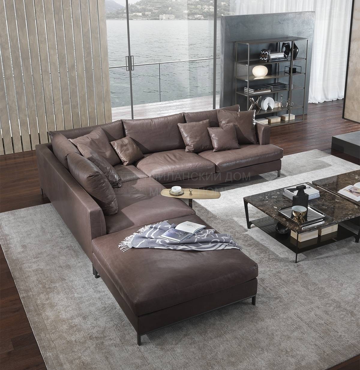 Прямой диван Loft из Италии фабрики GIULIO MARELLI