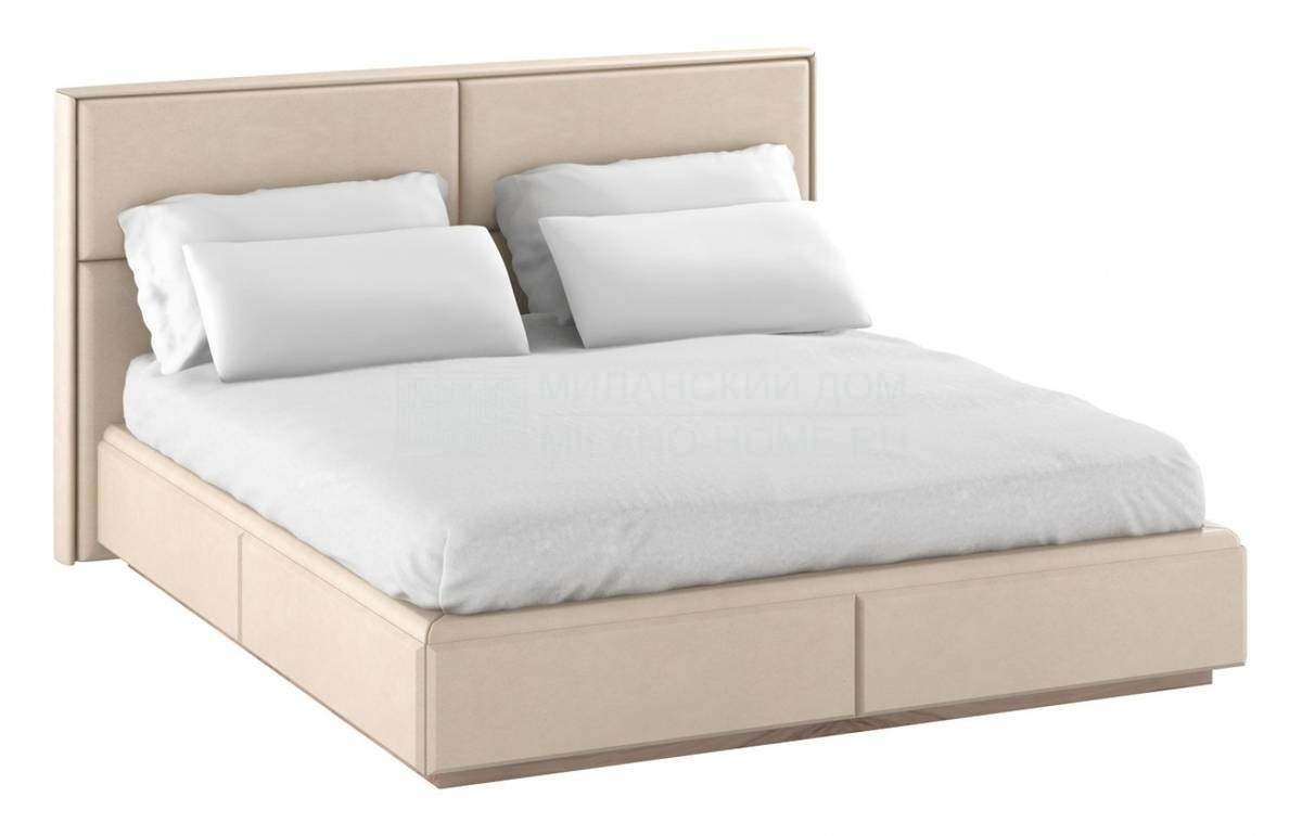 Кровать с мягким изголовьем Kent/bed из Италии фабрики SMANIA