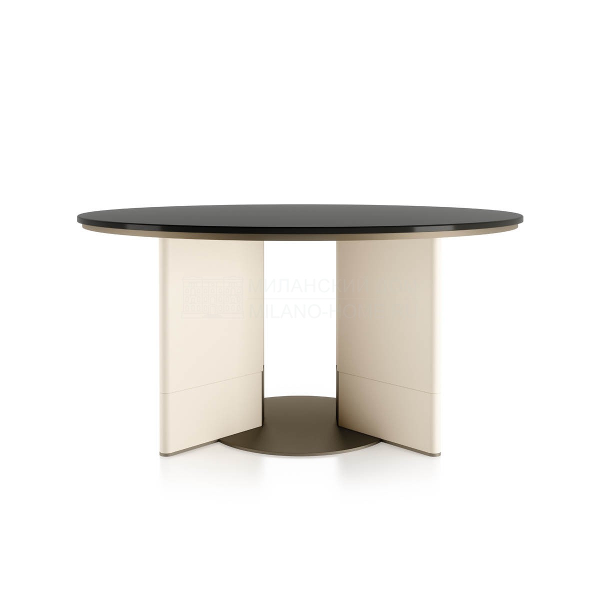 Обеденный стол Zero round table из Италии фабрики TURRI