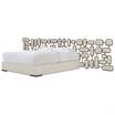 Кровать с комбинированным изголовьем Modulus bed / art.20-0663