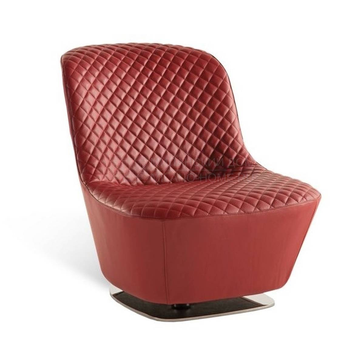 Кожаное кресло Badiane armchair из Франции фабрики ROCHE BOBOIS
