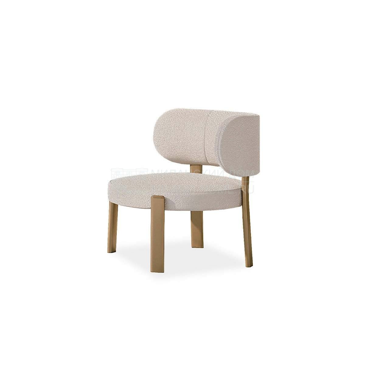 Круглое кресло Roma small armchair из Италии фабрики TURRI