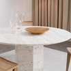 Обеденный стол Epic dining table travertine stone — фотография 5
