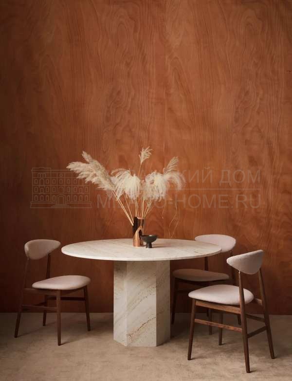 Обеденный стол Epic dining table travertine stone из Дании фабрики GUBI