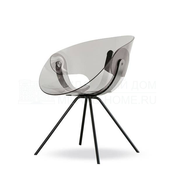 Металлический / Пластиковый стул Flat polycarbonate chair из Италии фабрики TONON