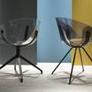 Металлический / Пластиковый стул Flat polycarbonate chair — фотография 3