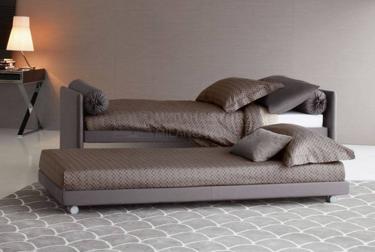 Односпальная кровать Duetto LEDU LEDV BDDU из Италии фабрики FLOU