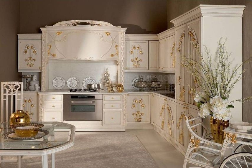 Белая кухня Ninfea из Италии фабрики MEDEA
