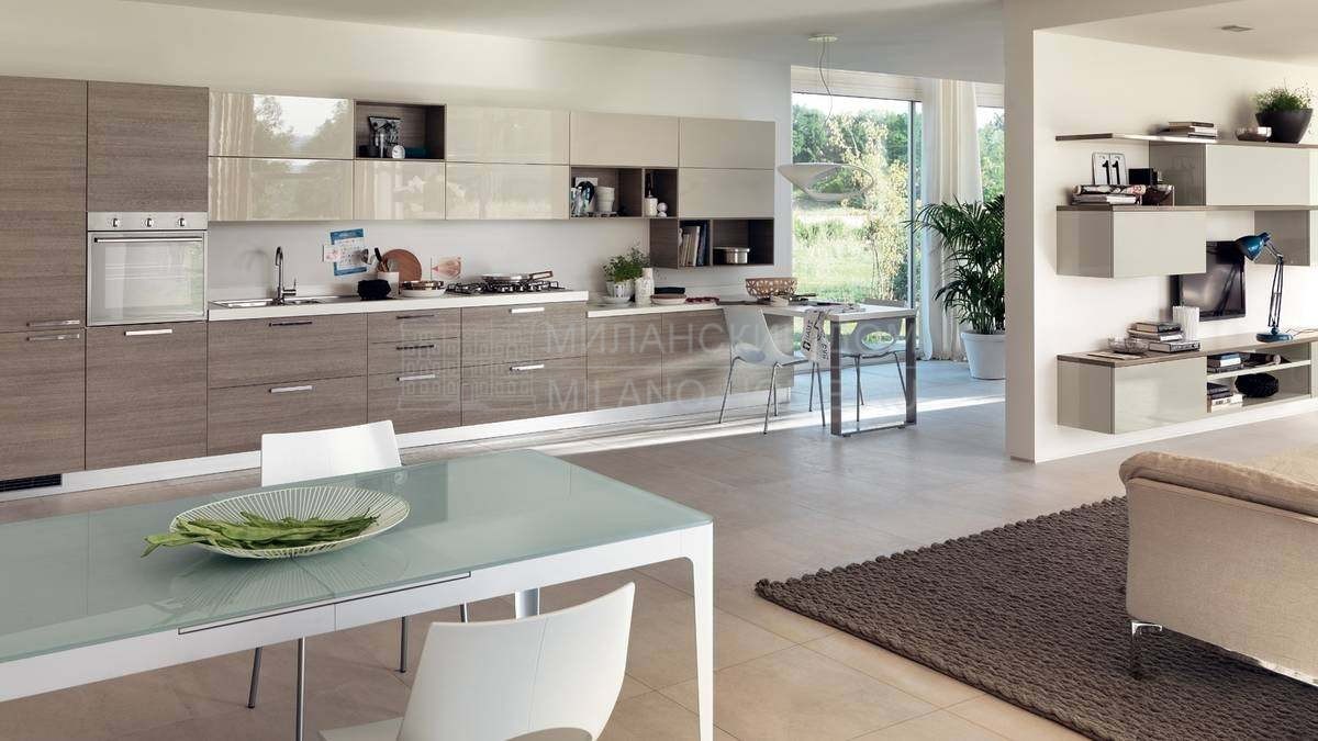 Белая кухня Sax White из Италии фабрики SCAVOLINI