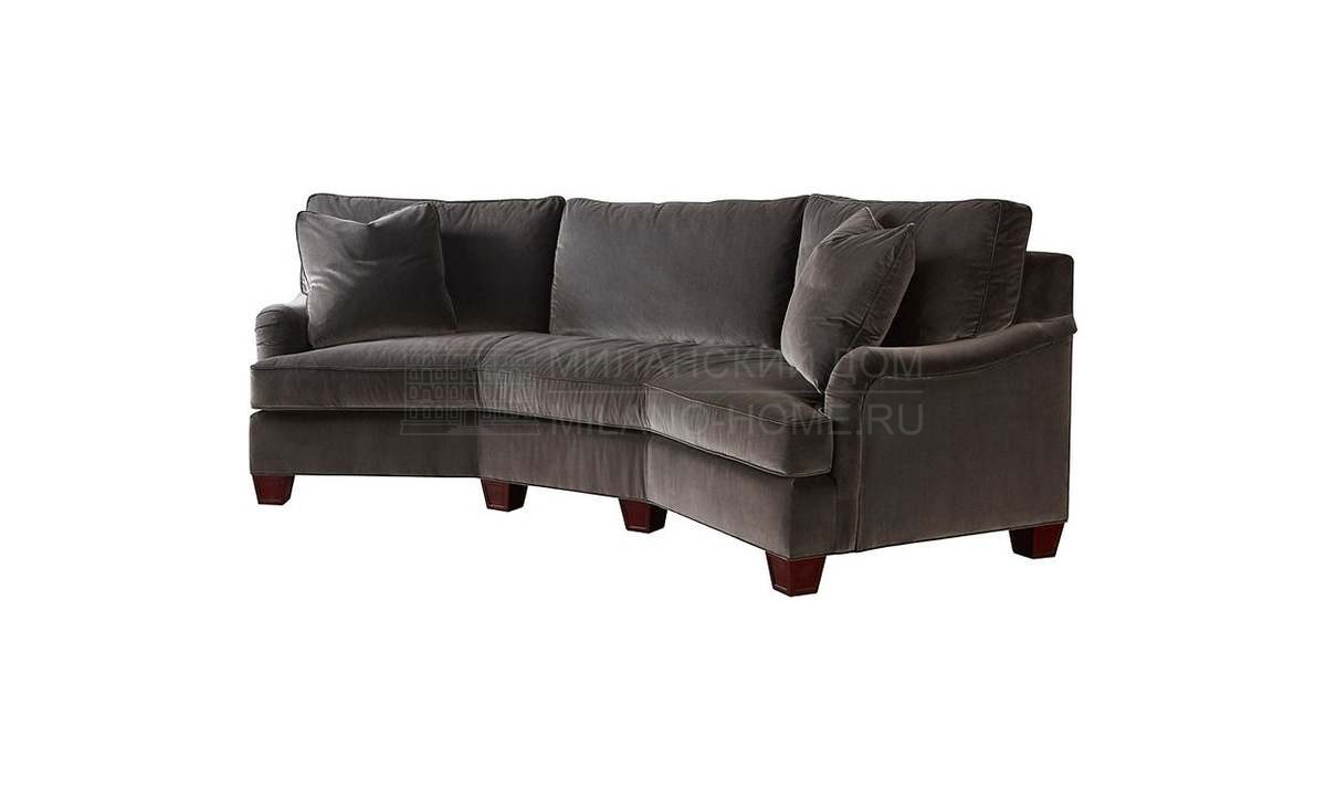 Угловой диван Bespoke wedge sofa with english T arm / art. BABESP-W из США фабрики BAKER