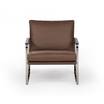 Кожаное кресло Fabricius/armchair — фотография 5