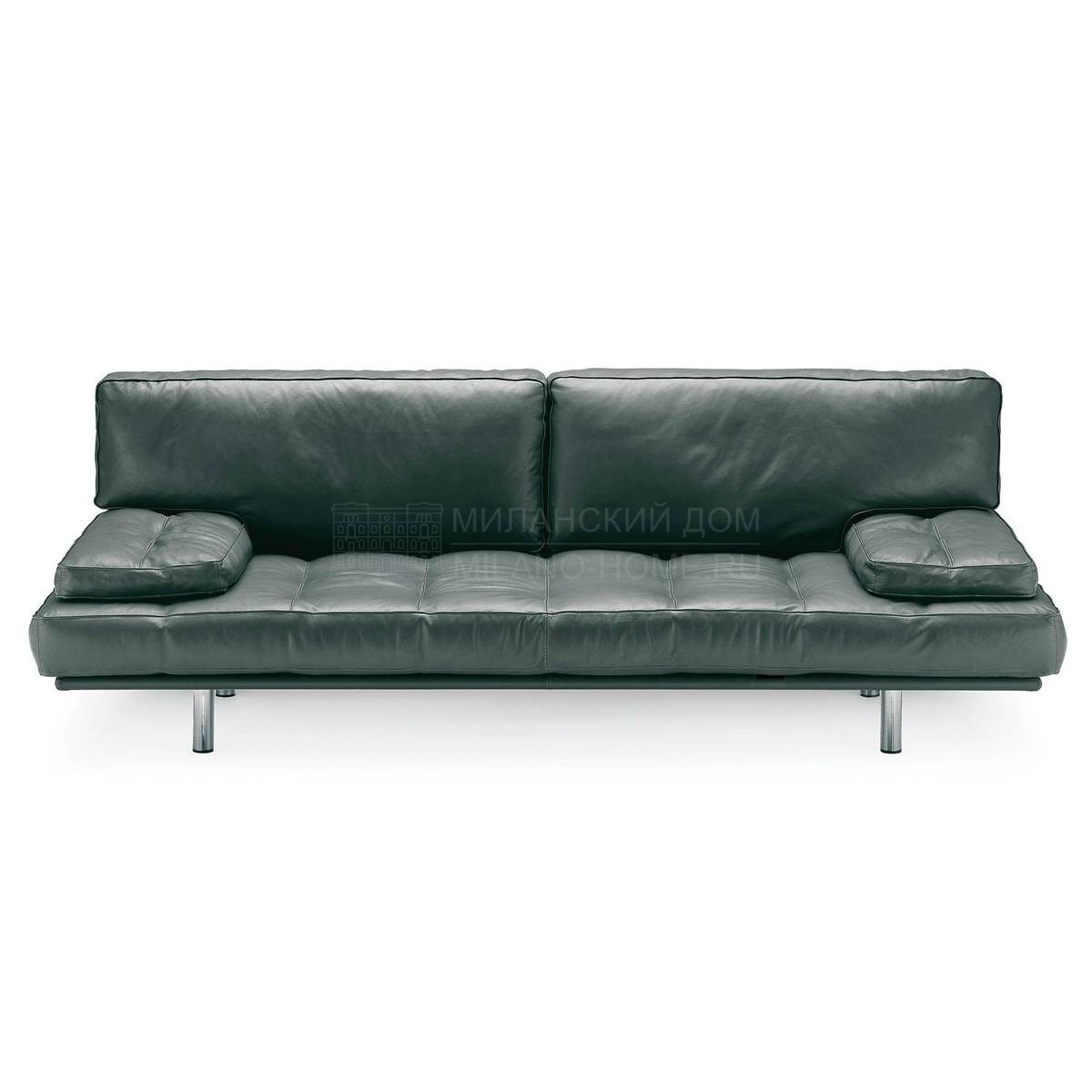 Прямой диван Milano sofa leather из Италии фабрики ZANOTTA