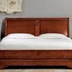 Кровать с деревянным изголовьем Fiocco di seta bed — фотография 2