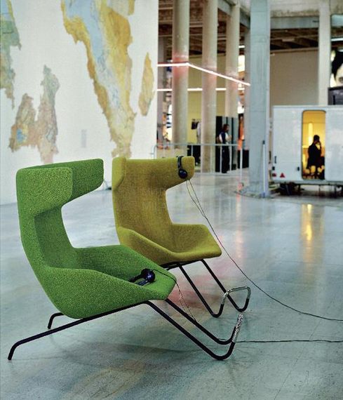 Лаунж кресло Take a Line For a Walk / art.TK00V6 из Италии фабрики MOROSO