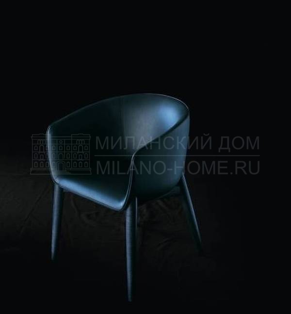 Полукресло Lulea chair leather из Италии фабрики LIVING DIVANI