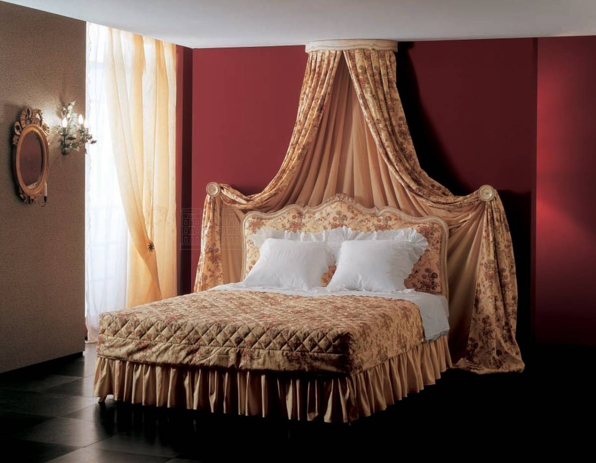 Кровать с комбинированным изголовьем 8512 из Италии фабрики SALDA