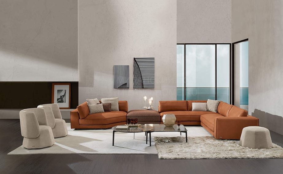 Угловой диван Yucatan sofa module из Италии фабрики PRIANERA
