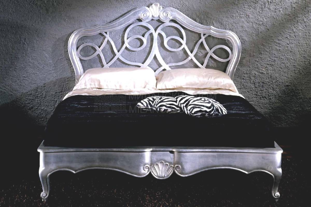 Кровать с деревянным изголовьем Art. B40 из Италии фабрики BORDIGNON Camillo
