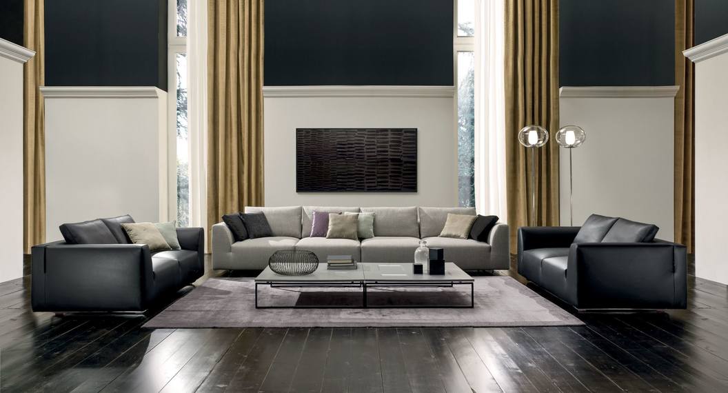 Прямой диван Be look straight sofa из Италии фабрики I4MARIANI