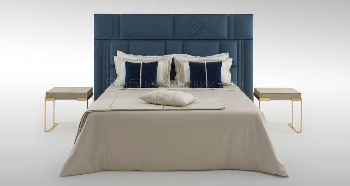 Кровать с мягким изголовьем Nabucco из Италии фабрики FENDI Casa