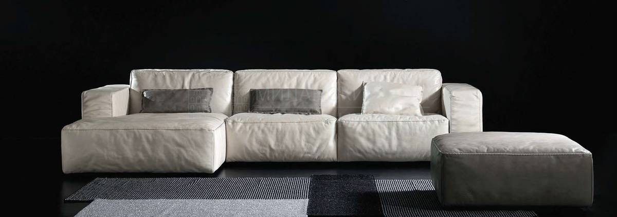 Прямой диван Oxer sofa из Италии фабрики GAMMA ARREDAMENTI