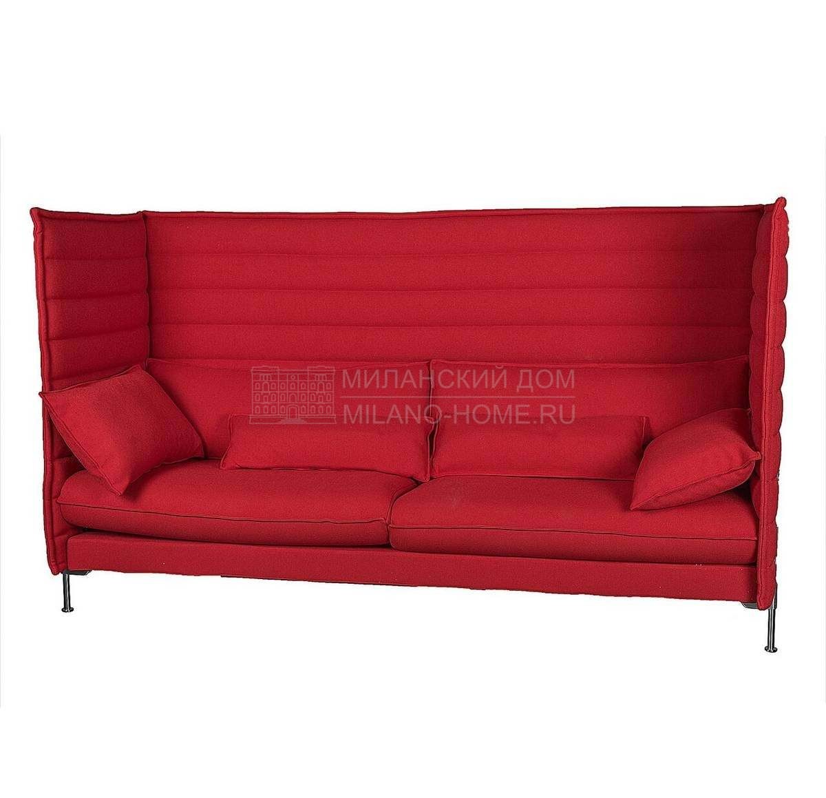 Прямой диван Alcove Highback Sofa из Швейцарии фабрики VITRA