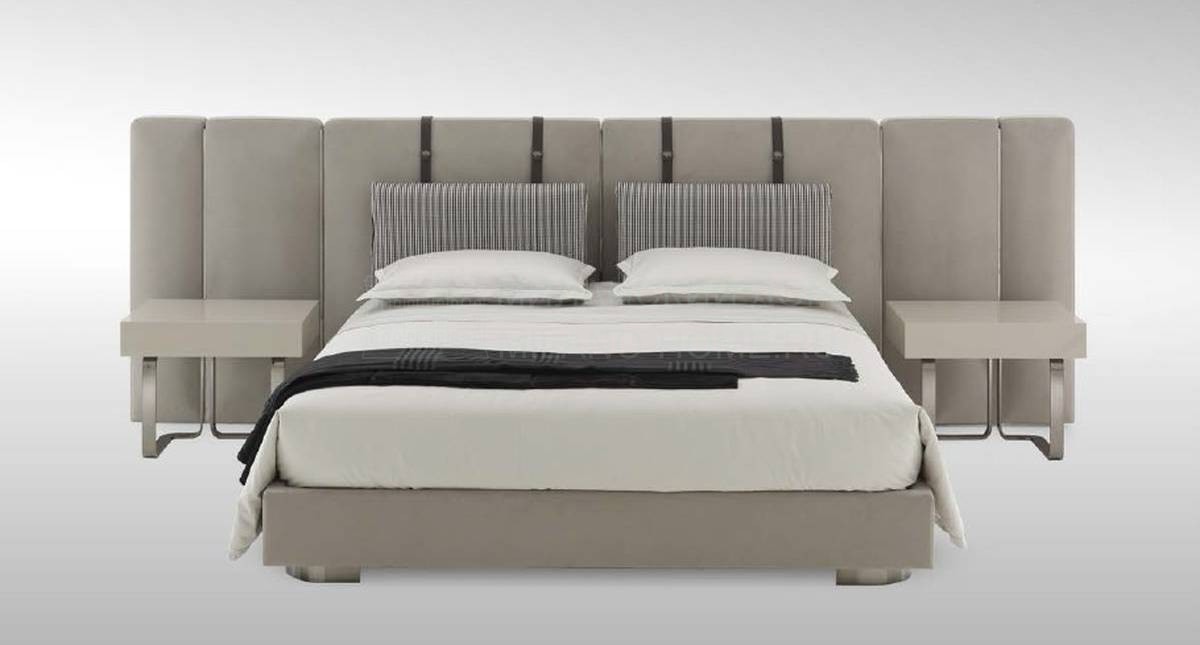 Кровать с мягким изголовьем Halston из Италии фабрики FENDI Casa