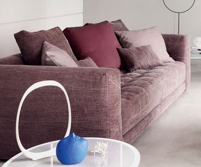 Прямой диван Doze BADS 001 002 003 из Италии фабрики FLOU