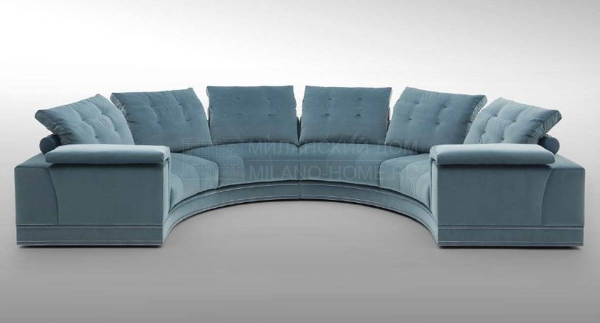 Модульный диван Andrew round sofa из Италии фабрики FENDI Casa