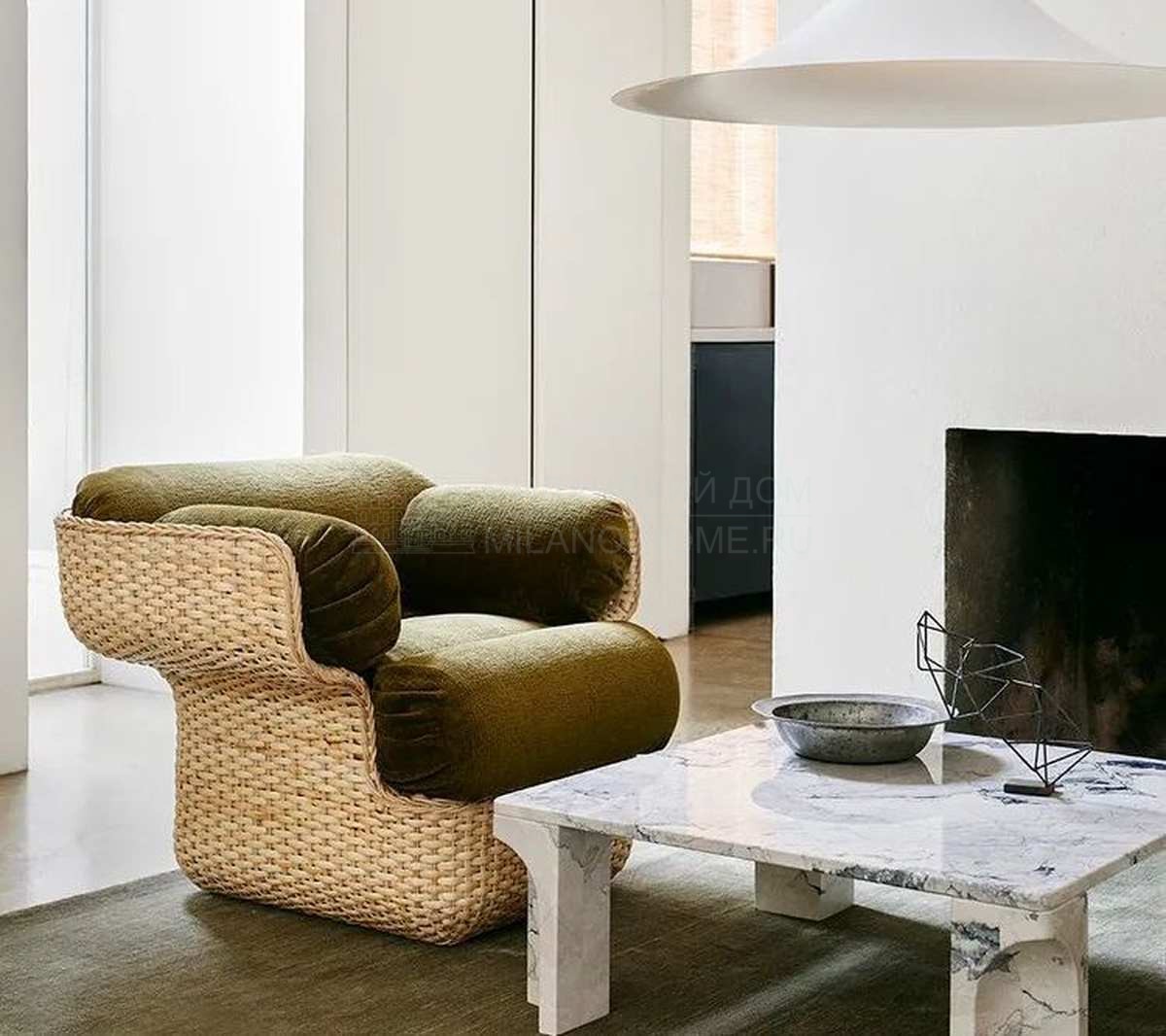 Лаунж кресло Basket lounge chair из Дании фабрики GUBI