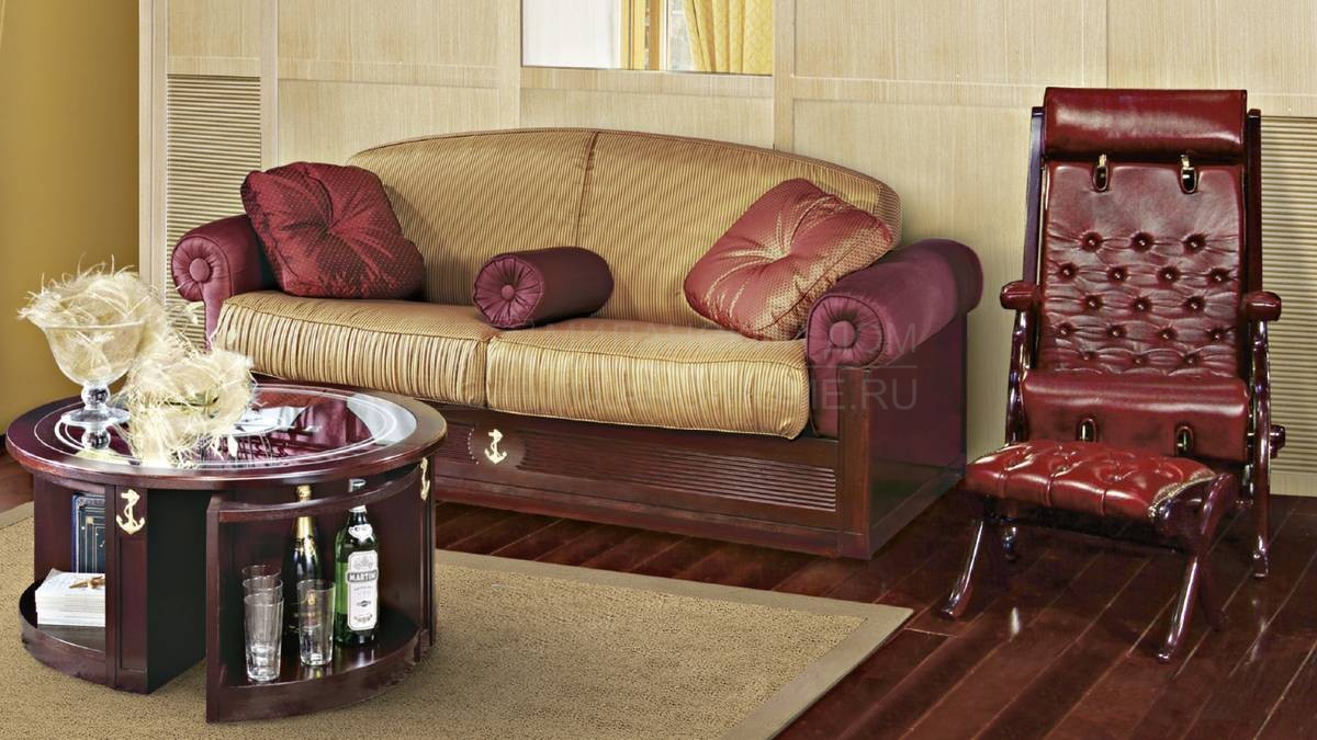 Прямой диван Gold Line/1039 из Италии фабрики CAROTI