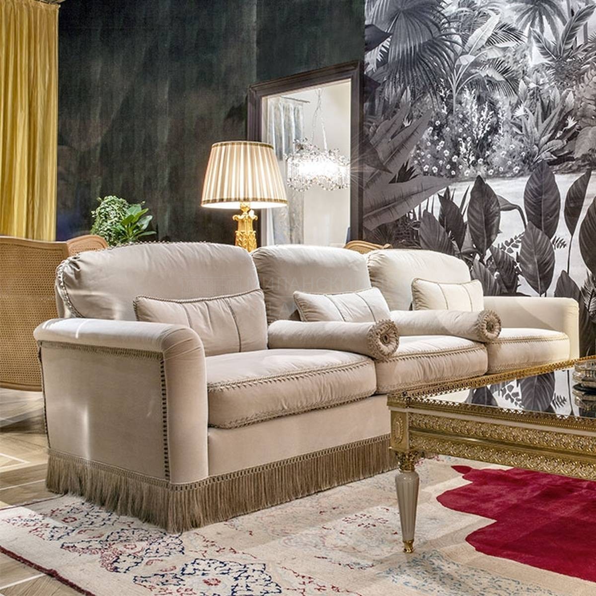 Прямой диван art.502D из Италии фабрики MEDEA