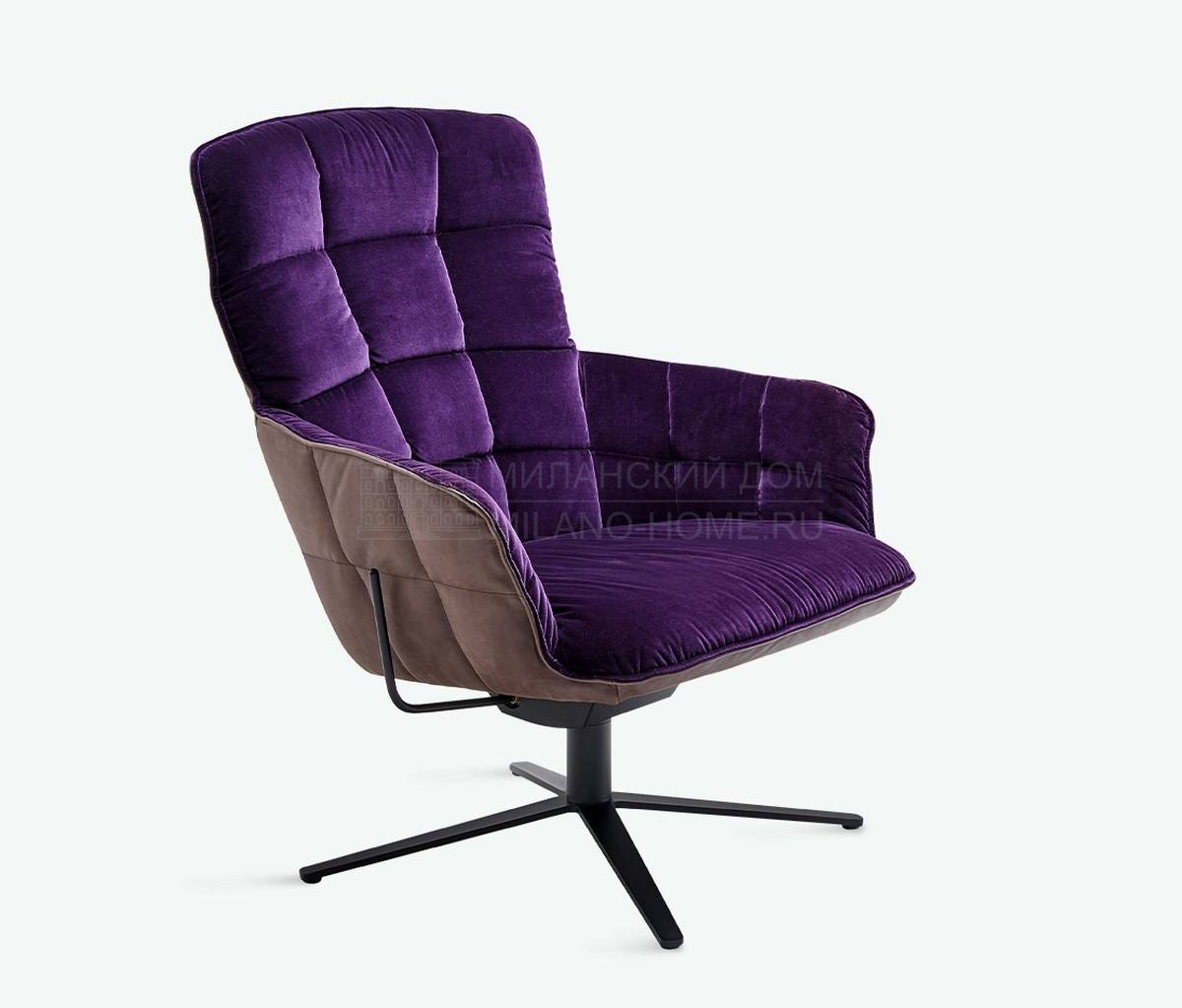 Лаунж кресло Marla armchair purple lounge из Германии фабрики FREIFRAU
