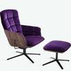 Лаунж кресло Marla armchair purple lounge — фотография 2