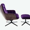 Лаунж кресло Marla armchair purple lounge — фотография 3