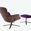 Лаунж кресло Marla armchair purple lounge — фотография 4