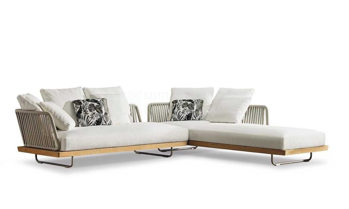 Прямой диван Sunray Outdoor sofa из Италии фабрики MINOTTI