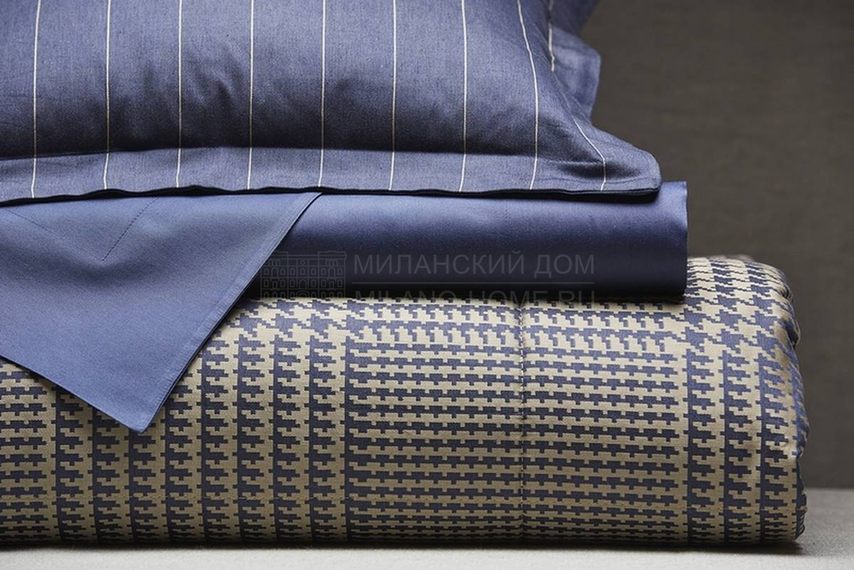 Постельное белье Regent Blue из Италии фабрики MASTRO RAPHAEL