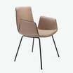 Полукресло Amelie armchair leather — фотография 9