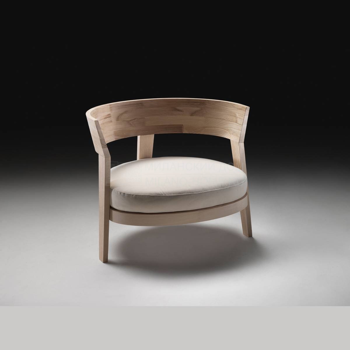 Круглое кресло Abbracci / armchair из Италии фабрики FLEXFORM