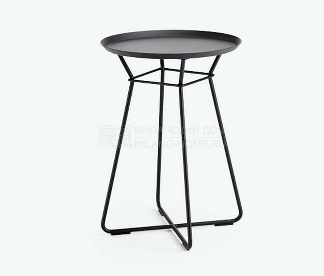 Полукресло Leya armchair black leather из Германии фабрики FREIFRAU