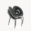 Металлический / Пластиковый стул Ripple chair / art.RC0050, RC00FS — фотография 11