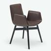 Полукресло Amelie chair colors leather — фотография 5