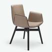 Полукресло Amelie chair colors leather — фотография 9
